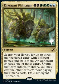 Emergent Ultimatum (V.1) - Ikoria: Lair of Behemoths: Promos (Rare) [PIKO-185]