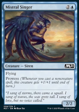 Mistral Singer - Core 2021 (Common) [M21-58]