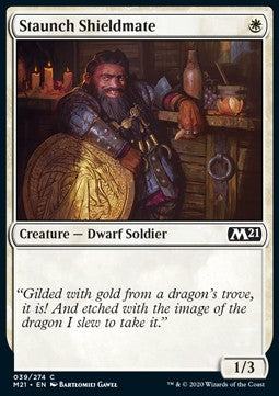 Staunch Shieldmate - Core 2021 (Common) [M21-39]