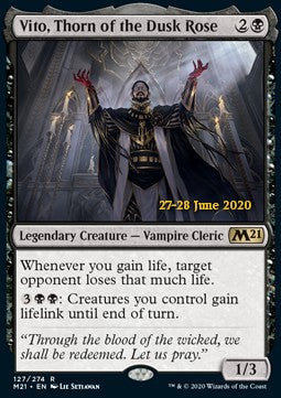 Vito, Thorn of the Dusk Rose (V.2) - Core 2021: Promos (Rare) [PM21-127]