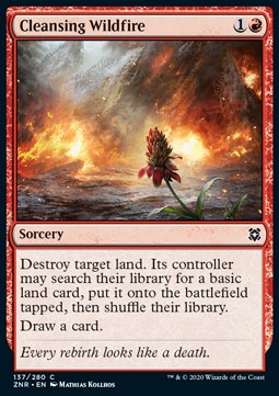Cleansing Wildfire - Zendikar Rising (Common) [ZNR-137]