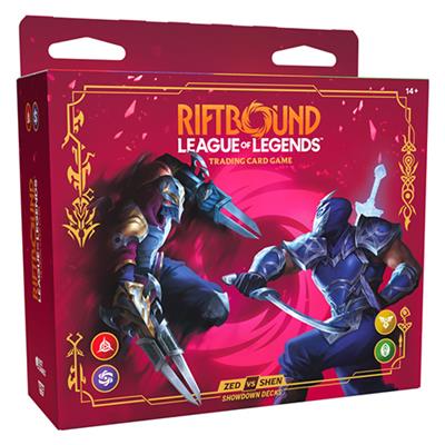 LoL Riftbound: Vendetta Showdown Deck Display