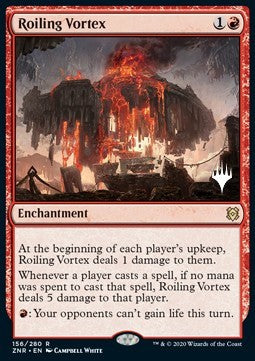 Roiling Vortex (V.1) - Zendikar Rising: Promos (Rare) [PZNR-156]