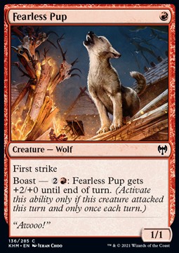 Fearless Pup - Kaldheim (Common) [KHM-136]