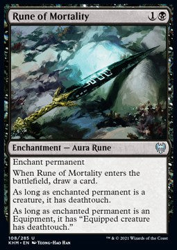 Rune of Mortality - Kaldheim (Uncommon) [KHM-108]