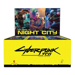 CYBERPUNK TCG - WELCOME TO NIGHT CITY - RETAIL BOOSTER BOX (24 BUSTE) - ENG