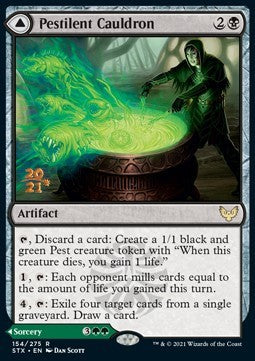 Pestilent Cauldron // Restorative Burst - Strixhaven: School of Mages: Promos (Rare) [PSTX-154]
