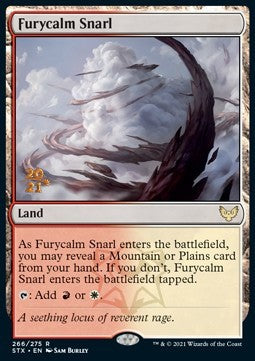 Furycalm Snarl (V.1) - Strixhaven: School of Mages: Promos (Rare) [PSTX-266]