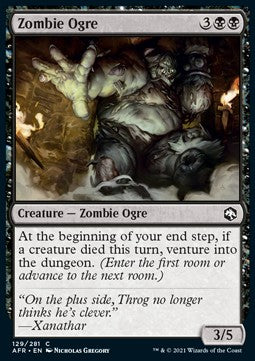 Zombie Ogre - Adventures in the Forgotten Realms (Common) [AFR-129]