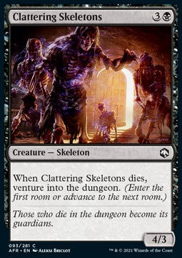 Clattering Skeletons - Adventures in the Forgotten Realms (Common) [AFR-93]
