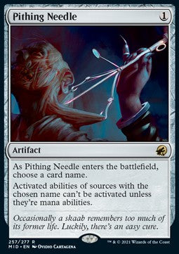 Pithing Needle - Innistrad: Midnight Hunt (Rare) [MID-257]