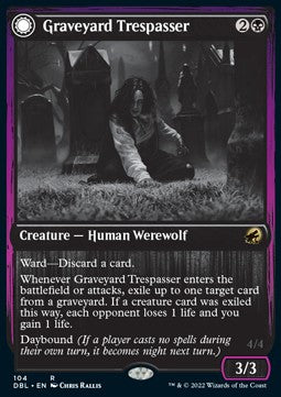Graveyard Trespasser // Graveyard Glutton - Innistrad: Double Feature (Rare) [DBL-104]