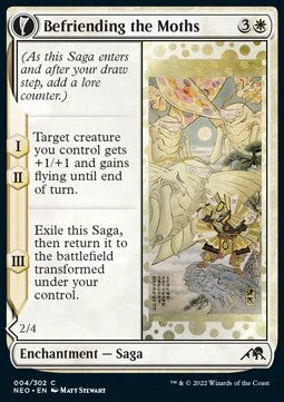 Befriending the Moths // Imperial Moth - Kamigawa: Neon Dynasty (Common) [NEO-4]
