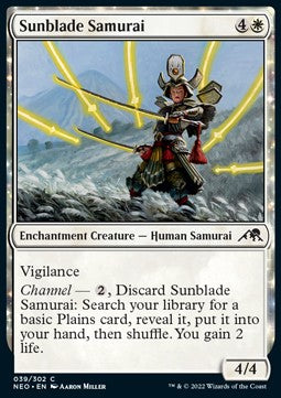 Sunblade Samurai - Kamigawa: Neon Dynasty (Common) [NEO-39]