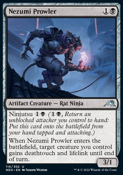 Nezumi Prowler - Kamigawa: Neon Dynasty (Uncommon) [NEO-116]