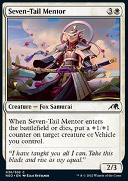 Seven-Tail Mentor - Kamigawa: Neon Dynasty (Common) [NEO-36]