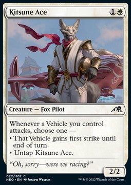 Kitsune Ace - Kamigawa: Neon Dynasty (Common) [NEO-22]