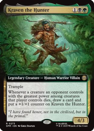 Kraven the Hunter (Extended Art) (SPM-273) - Marvel's Spider-Man Foil