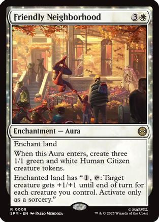 Friendly Neighborhood (SPM-008) - Marvel's Spider-Man Foil