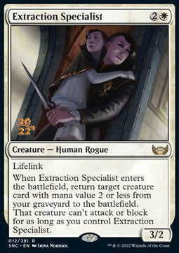 Extraction Specialist (V.1) - Streets of New Capenna: Promos (Rare) [PSNC-12]