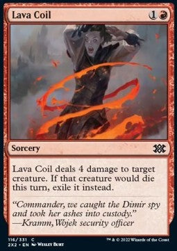 Lava Coil - Double Masters 2022 (Common) [2X2-116]