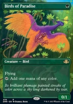 Birds of Paradise (V.2) - Dominaria Remastered: Extras (Rare) [XDMR-439]
