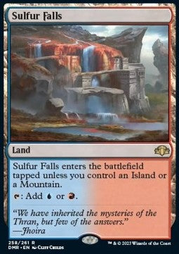 Sulfur Falls - Dominaria Remastered (Rare) [DMR-258]