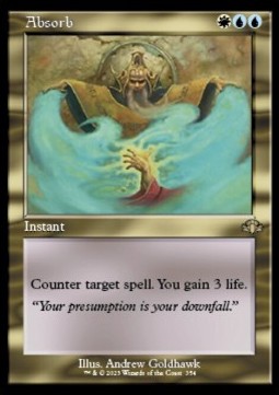 Absorb (V.1) - Dominaria Remastered: Extras (Rare) [XDMR-354]