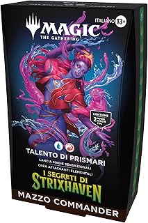 Mazzo Commander Magic: The Gathering I Segreti di Strixhaven - Talento di Prismari (Versione Italiana)