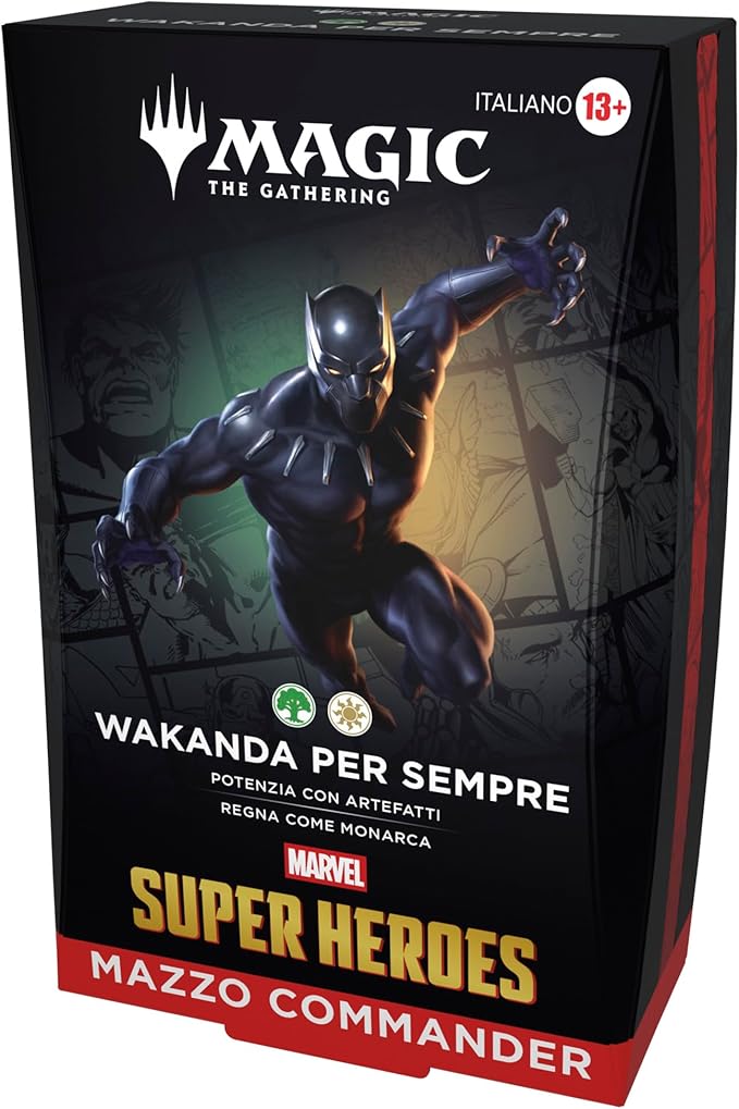 Wakanda Per Sempre Marvel Super Heroes Commander Deck Magic the Gathering (versione Italiana)