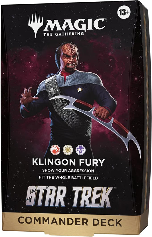 Mazzo Commander Magic: The Gathering | Star Trek - Klingon Fury (Versione Italiana)