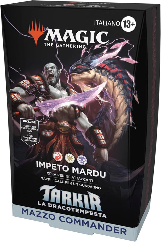Mazzo Commander di Magic: The Gathering Tarkir: La Dracotempesta - Impeto Mardu (Versione Inglese)