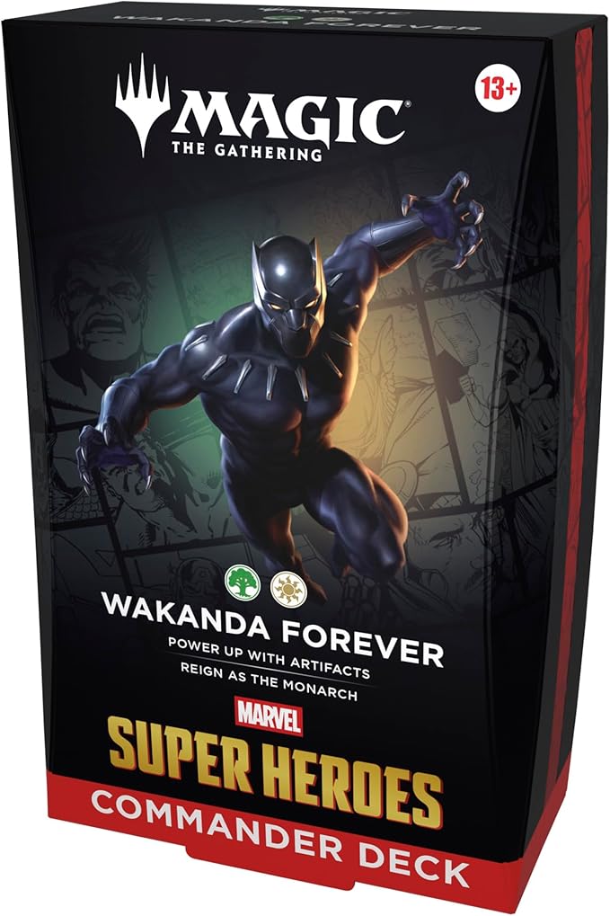 Wakanda Per Sempre Marvel Super Heroes Commander Deck Magic the Gathering (versione Inglese)