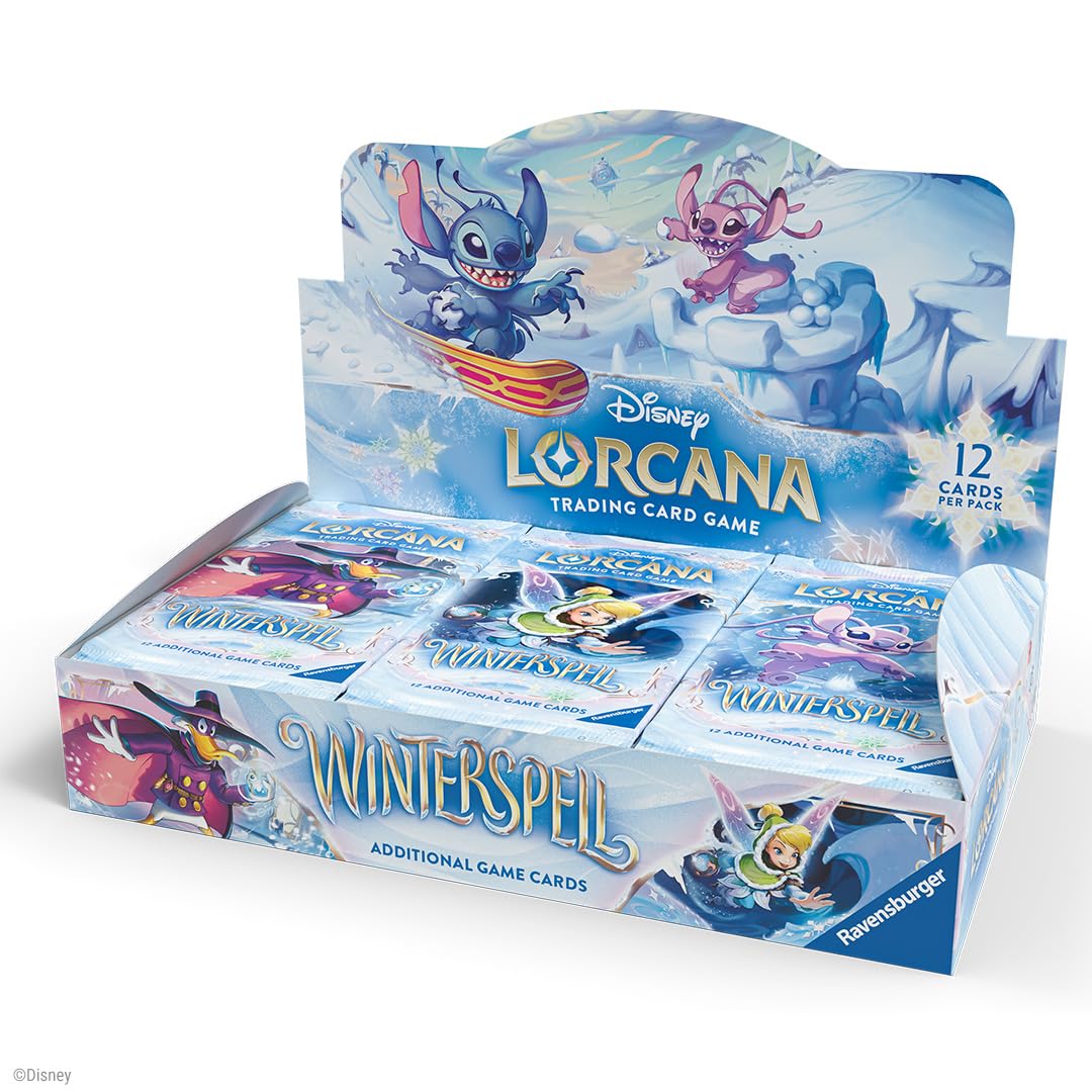 Ravensburger Disney Lorcana TCG: Winterspell Booster Pack Display - 24 Packs