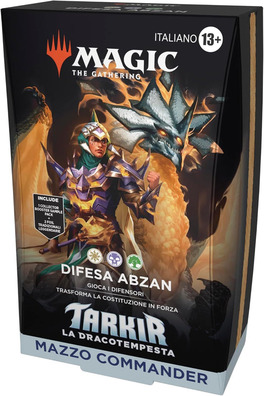 Mazzo Commander di Magic: The Gathering Tarkir: La Dracotempesta - Difesa Abzan (Versione Inglese)