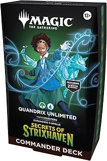 Mazzo Commander Magic: The Gathering I Segreti di Strixhaven - Quandrix Senza Limiti (Versione Inglese)