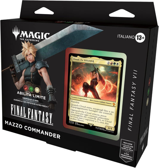 Magic: The Gathering Final Fantasy Contenuto: 1 Mazzo Commander MTG Final Fantasy VI Abilità Limite (Versione Italiana)