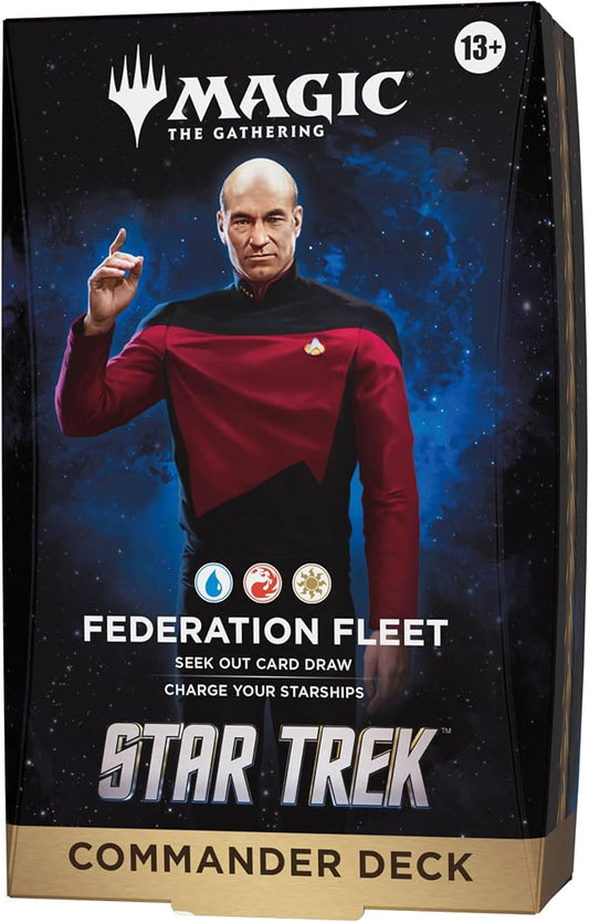 Mazzo Commander Magic: The Gathering | Star Trek - Federation Fleet (Versione Italiana)