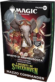 Mazzo Commander Magic: The Gathering I Segreti di Strixhaven - Spirito di Archeorocca (Versione Italiana)