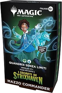 Mazzo Commander Magic: The Gathering I Segreti di Strixhaven - Quandrix Senza Limiti (Versione Italiana)