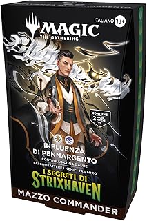 Mazzo Commander Magic: The Gathering I Segreti di Strixhaven - Influenza di Pennargento (Versione Inglese)