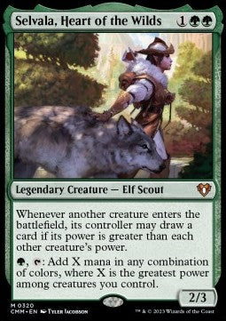 Selvala, Heart of the Wilds - Commander Masters (Mythic) [CMM-320]