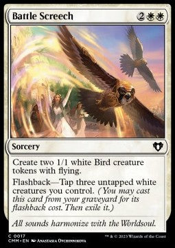 Battle Screech - Commander Masters (Common) [CMM-17]
