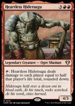 Heartless Hidetsugu - Commander Masters (Rare) [CMM-231]
