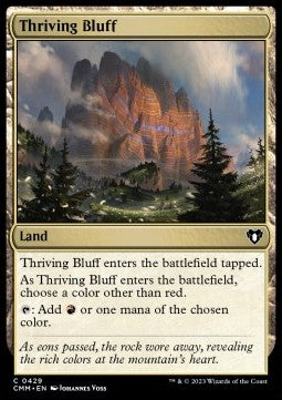 Thriving Bluff - Commander Masters (Common) [CMM-429]