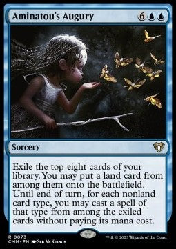 Aminatou's Augury - Commander Masters (Rare) [CMM-73]