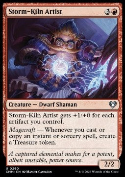 Storm-Kiln Artist - Commander Masters (Uncommon) [CMM-260]