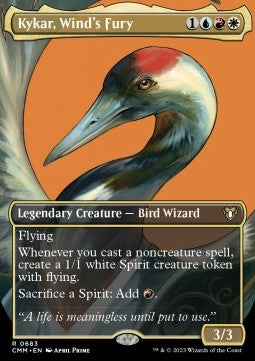 Kykar, Wind's Fury (V.2) - Commander Masters: Extras (Rare) [XCMM-683]