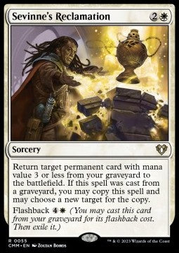 Sevinne's Reclamation - Commander Masters (Rare) [CMM-55]