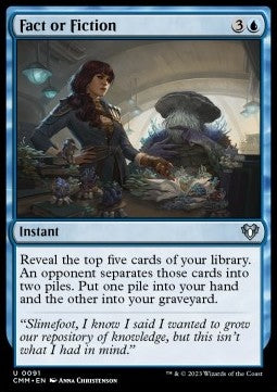 Fact or Fiction - Commander Masters (Uncommon) [CMM-91]
